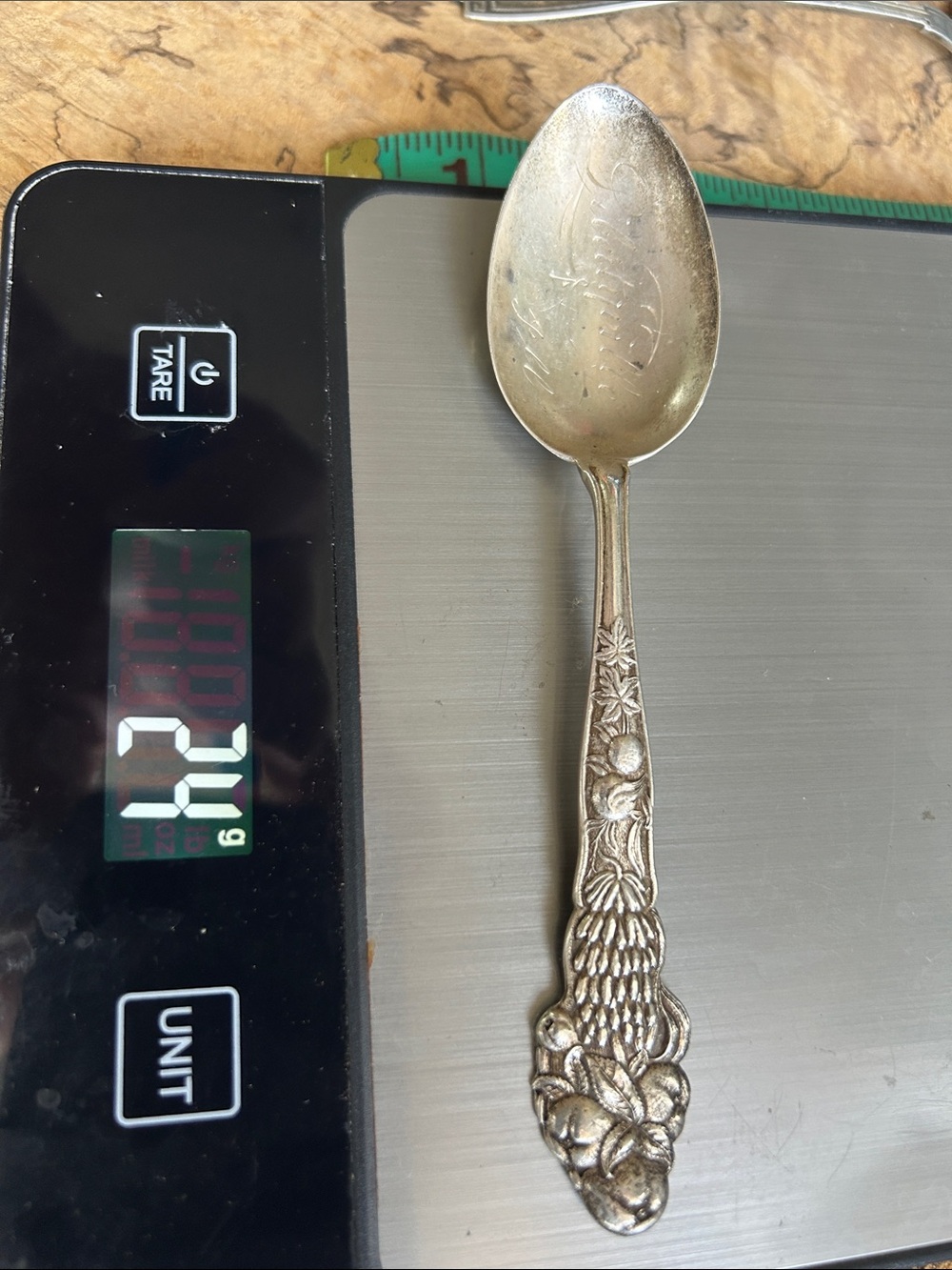 25 gram Libertyville Decorative Sterling Silver Collectible Spoon .925